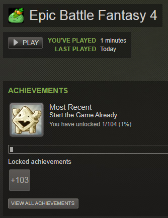 Steam achieve