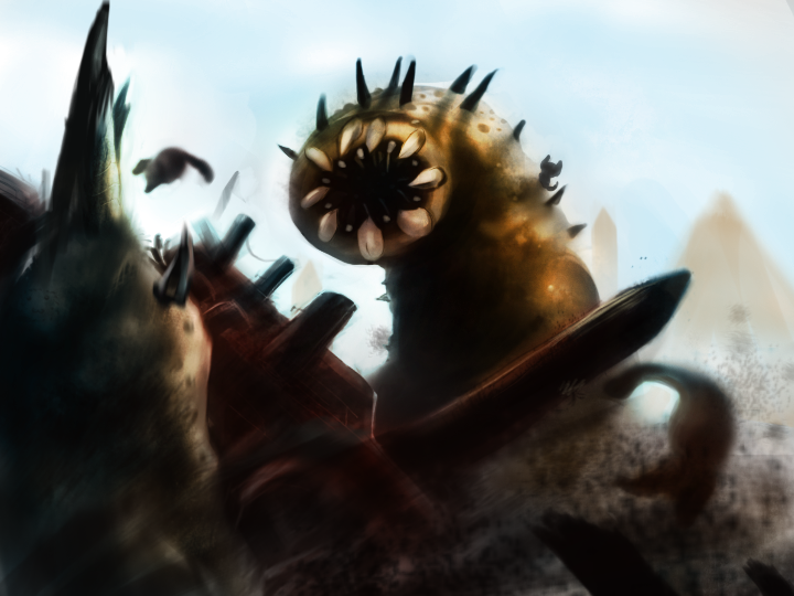 ebf_desert_worm_vs_legless_cats_by_zanezansorrow-d54lxj3